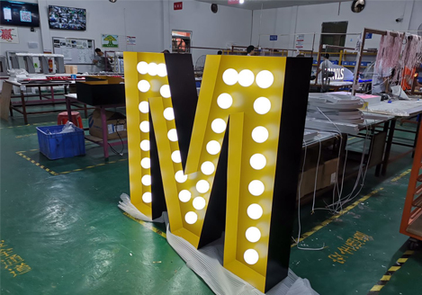 LED立體字製作/大型立體字擺設/座地立體字/訂製立體字