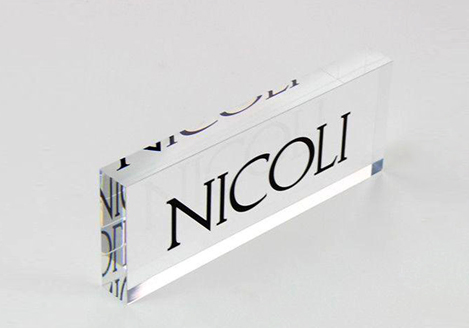 Acrylic display rack