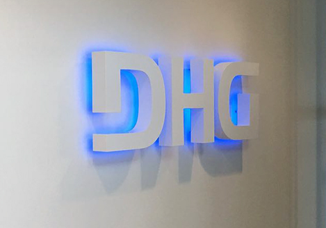 LED metal sign