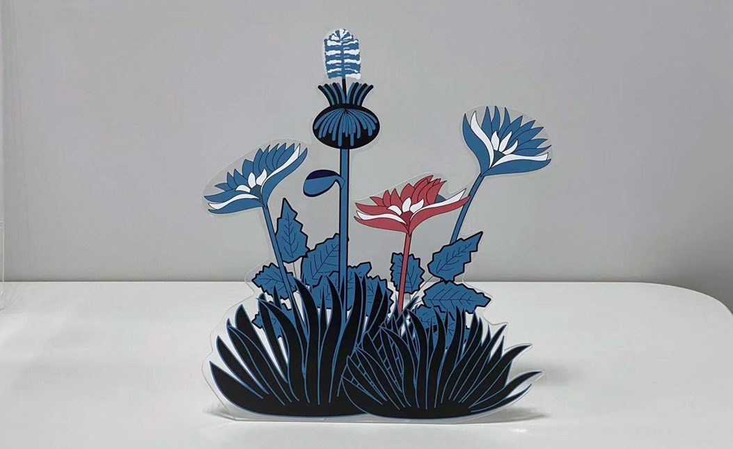 Transparent acrylic UV printing