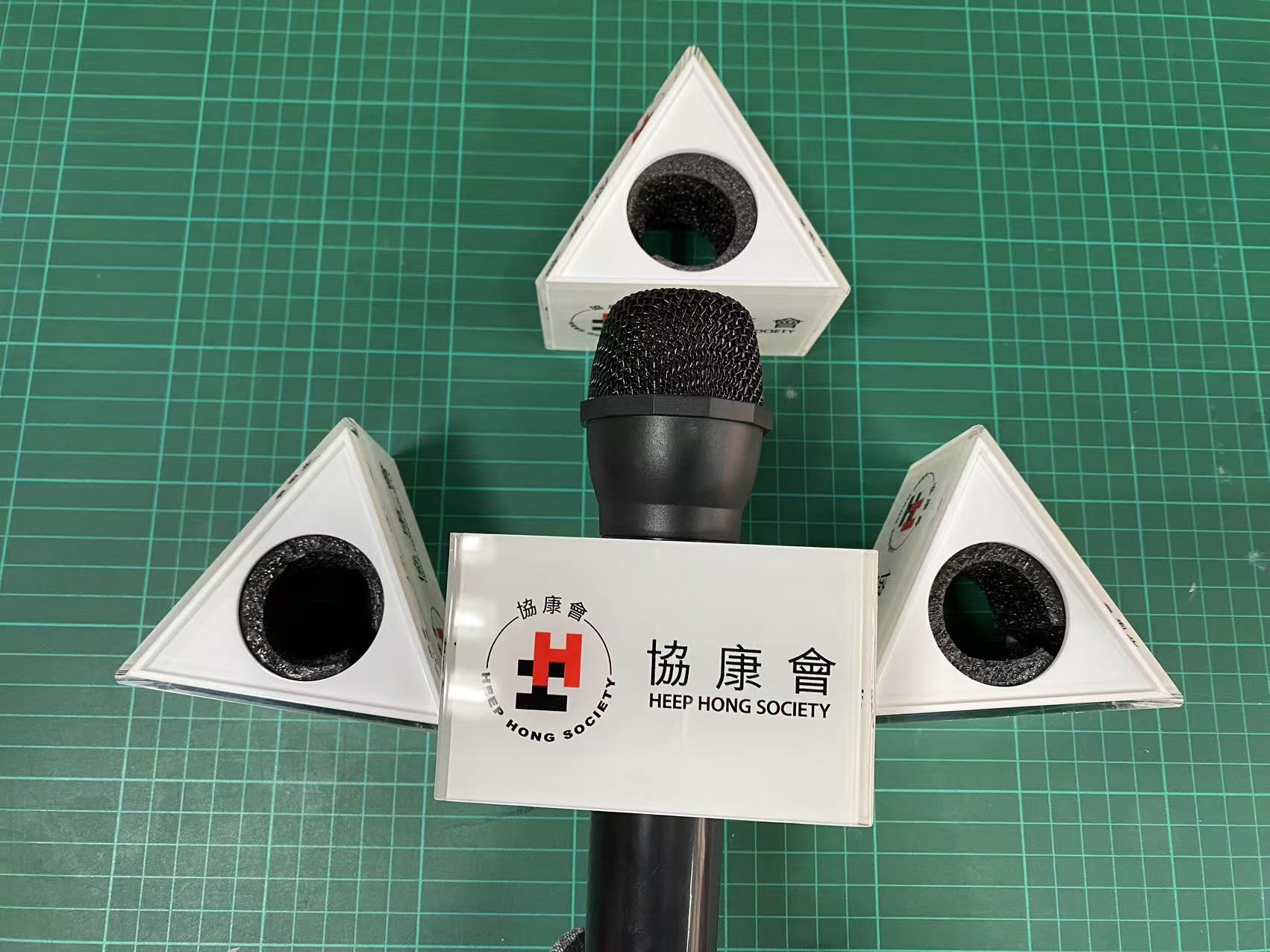 三角形咪牌/立體咪牌/Mic tag/Mic 牌/咪牌