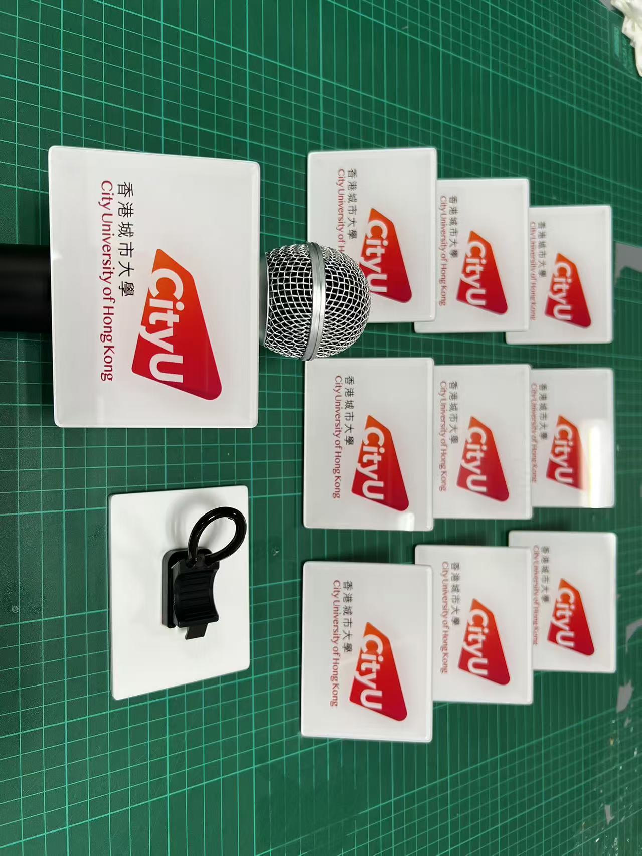 四方形咪牌/立體咪牌/Mic tag/Mic 牌/咪牌
