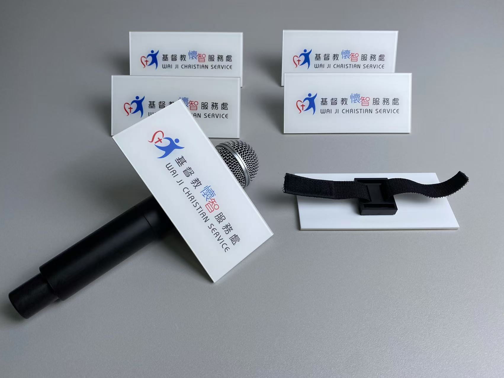 單面咪牌/咪牌/Mic 牌/Mic tag