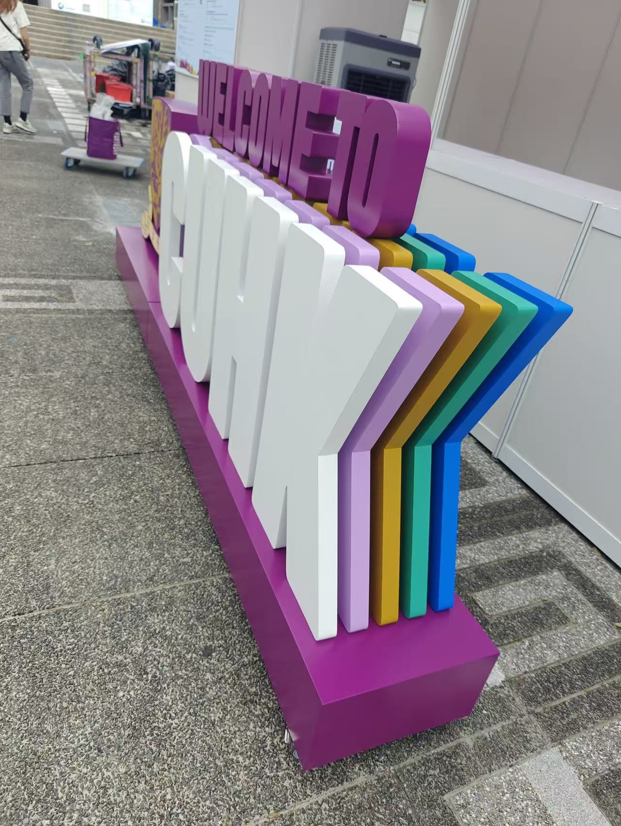 座地立體字,大型立體字擺設, 3D logo擺設,立體字製作,訂製立體字,3D Signboard